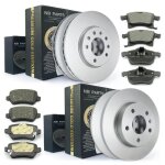 Disques de frein plaquettes kit avant + arrire opel astra h combo meriva zafira
