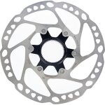 Disque de frein sm - rt64 shimano - deore - 160mm - 6 trous - acier inoxydable / argent alu