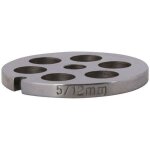 Disque pour hachoir lectrique n5 - 12 mm - reber - grille renforce - acier type c55