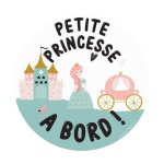 Disque magnétique bébé à bord 15 cm couleur motif princesse - color pop - france Disque magnétique bébé à bord 15 cm couleur motif princesse - color pop - france