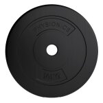 Physionics® disques de poids - set de 2 x 10 kg Ø 31 mm avec revêtement en plastique - plaques pour haltères ... Physionics® disques de poids - set de 2 x 10 kg Ø 31 mm avec revêtement en plastique - plaques pour haltères ...