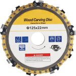 Disque de sculpture sur bois anti - rebond disque de cha�ne de broyeur pour meuleuse dangle de 5 pouces ...