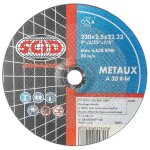 Disque de découpe - scid - métaux - diamètre 230 mm - alésage 222 mm - usage fréquent Disque de découpe - scid - métaux - diamètre 230 mm - alésage 222 mm - usage fréquent
