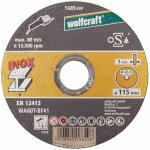 Disques  trononner - wolfcraft - lot de 10 -  115 mm - acier aluminium plastique bois