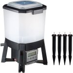 Distributeur automatique de nourriture pour poissons - ubbink - solaire - r�servoir 6 l - 1 � 6 nourrissages ...