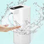 Distributeur automatique de savon  capteur infrarouge - blanc - rechargeable - sans contact - moussant ...