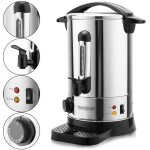 Monzana distributeur de boissons chaudes 88l en acier inoxydable marmite  vin chaud 950w avec temprature ...