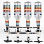 Distributeur de boisson mural (fontaine pour bouteilles de 07 � 1l dosage shot 4cl 4 bouteilles changement ...