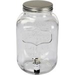 Distributeur de boisson verre 4l transparent