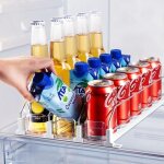 Distributeur canette frigo - zhuodike - rangement frigo canette boisson - grande capacit - 3 ranges ...