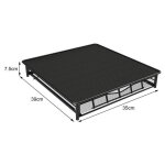 Distributeur de capsules caf� - ohmg - 36 rangements - bo�te de rangement fer � repasser noir