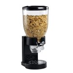 Distributeur de c�r�ales - omabeta - noir - 19x14. 5x40 cm - facile � utiliser - id�al pour enfants