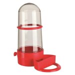 Distributeur deau et nourriture - trixie - 15cm - 265ml - pour oiseau - int�rieur