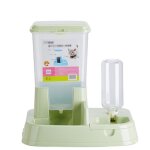 Distributeur de nourriture eau fontaine automatique 2 en 1 gamelle deau nourriture croquette pour chat ...