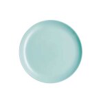 Diwali assiette plate turquoise d25cm (lot de 6)