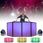 Dj facade white + 2 par led dmx projecteurs id�al pour mettre en valeur votre matos sono platines dj ...