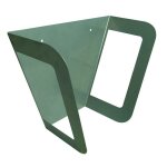 Support mural pour vinyles - dj vinyle holder superior 25 - vert - m�tal - industriel - loft