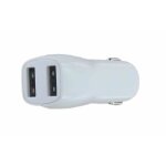 Dlh chargeur allume - cigare 2 ports usb 24a 12 w dyau2314w blanc