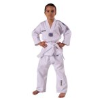 Kimono taekwondo fille kwon clubline blue tiger