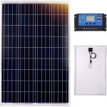 Dokio panneau solaire 100w 12v polo avec rgulateur idal pour toutes applications camping - car marine ...
