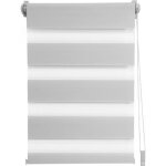 Domdeco store jour et nuit sans per�age - gris clair - 42x190 cm