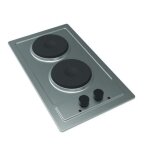 Plaque de cuisson - moderna - mtad031z00 - inox bross� - 2 feux 3000w - commandes manettes