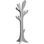 Domiva arbre portant cactus - mdf - porte - manteaux - perle - 120 cm