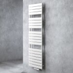 Doporro radiateur de salle de bain s�che - serviette 180x50cm radiateur � eau chaude vertical blanc s�che ...