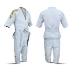 Dorawon kimono judogi en coton hirakata blanc