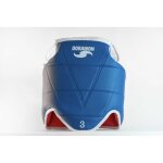 Dorawon plastron de taekwondo busan rouge et bleu