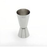 Doseur � alcool - weis - double 2cl et 4cl - inox - pr�cision pour cocktails - lave - vaisselle