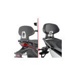 Dosseret moto - givi - passager honda x - adv 750 - noir - montage sp�cifique - quatre saisons