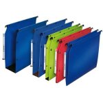 Dossiers suspendus armoire - loblique az - polypropyl�ne dos 30mm - bleu - paquet de 10