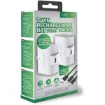Double batterie rechargeables - venom - pour manette xbox - xbox series xs & one - blanc
