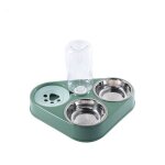 Double gamelle chat et chien sur�lev�eecuelle chatbol pour animaux de compagnie 3 - en - 1 avec stockage ...