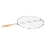 Double grille barbecue ronde summer 50cm chrome Double grille barbecue ronde summer 50cm chrome