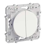 Double va - et - vient odace connexion rapide 250v  vis - schneider electric - s520214