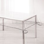 Douceur dinterieur nappe décor line cristal garden 140x240 cm anthracite Douceur dinterieur nappe décor line cristal garden 140x240 cm anthracite