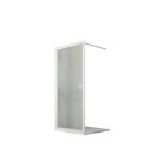 Douche italienne walk in 80 cm h 185 en acrylique mod. beatrix profil