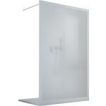 Douche italienne walk in free 120 cm h 185 en acrylique mod. beatrix centrale