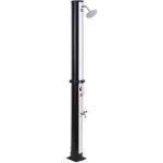 Douche solaire fidgi noire et argent 35l