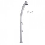 Douche solaire formidra jolly 33l aluminium gris - hauteur 233cm - capacit� 33l