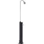 Douche solaire de jardin noire 18 l - monzana - temp�rature max. 60� - �nergie solaire