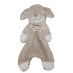 Doudou chien beige 45x30 cm