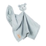 Doudou lapin bio roba lil planet 40x40cm gots - bleu ciel
