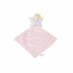 Doudou avec mouchoir �toile 18cm rose