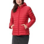 Doudoune ajustée légère à capuche cloe noos rouge Doudoune ajustée légère à capuche cloe noos rouge