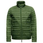 Doudoune armani exchange - vert - homme - 100% polyamide - fermeture zippe