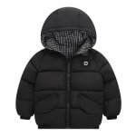 Doudoune bb - funmoon - noir - lger - capuche - 2 - 14 ans