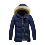 Doudoune bleu homme hiver a lbleu
